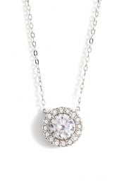 Nadri Halo Pendant Necklace at Nordstrom